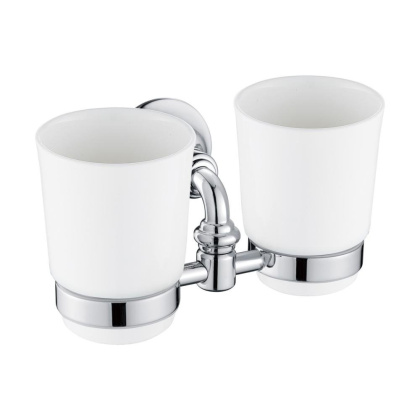 2 стакана с держателем, RG1222 Rose, Хром