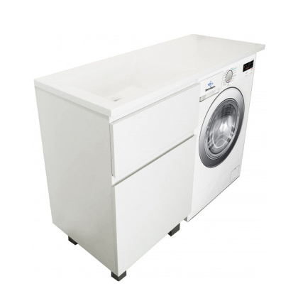 Тумба напольная под умывальник Dallas Luxe 1200х482 2 ящика (ШхГхВ) 548х476х860