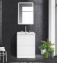 Тумба с раковиной напольная BelBagno ALBANO 60 Bianco Lucido, раковина белая