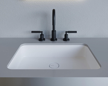 Раковина Salini MAREA 09 1802209MRF S-Stone в цвете по RAL, полувстраиваемая, матовая