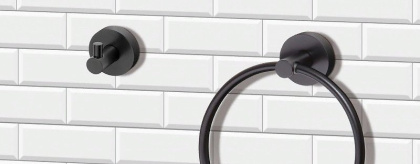 Кольцо для полотенец Bemeta Dark 104104060 Черное