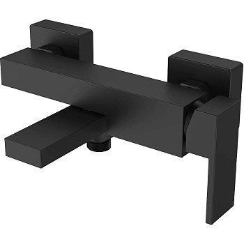 Agger Great A2810044 Однозахватный смеситель для ванны/душа с поворотным изливом, черный