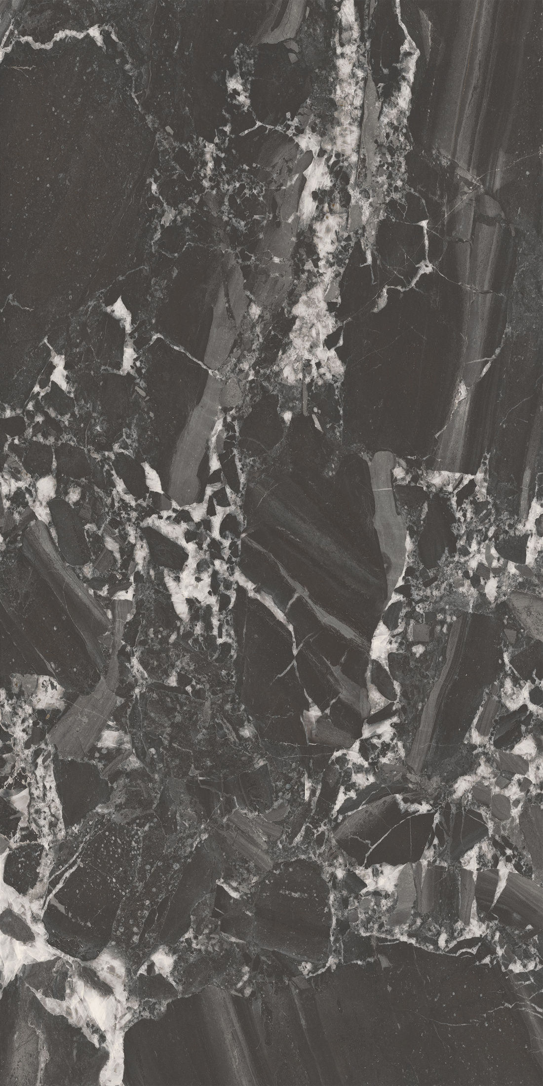 Риальто чёрный матовый обрезной 80x160x0,9