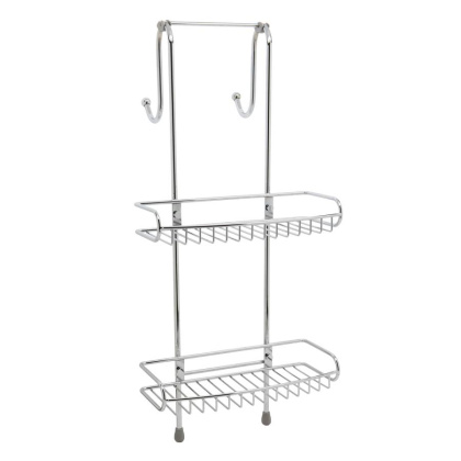 Комплект из держателей и 2-х навесных полок, 30х66,5х27 см, хром, K-141122