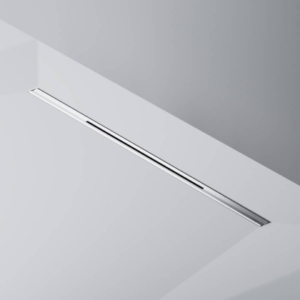 W01SC-S11-080-05SB MasterFlow Трап для душа линейный универс затвор Slim line 80см цвет сталь мат