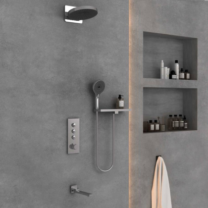 Душевой комплект VSFW-433TI1RCH встраиваемый, хром