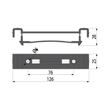 Замок дренажного канала AVZ102-R102 Замок дренажного канала AVZ102-R102