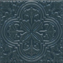 Декор Фес бирюзовый тёмный глянцевый 15x15x0,69