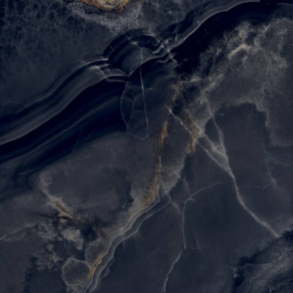 Interstellar Black Керамогранит чёрный 80х80 полированный