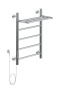 Полотенцесушитель электрический Aquanet Mauro 60х40 Тэн слева, с полкой
