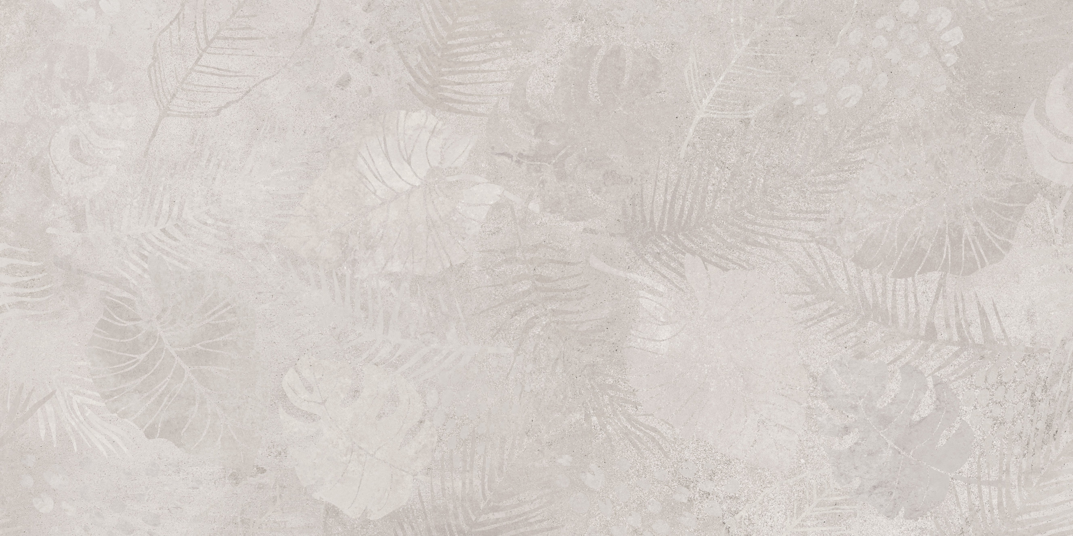 Керамогранит Meissen Keramik State листья серый ректификат 44,8x89,8 A16885