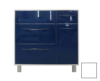 Тумба напольная под умывальник Barcelona 900х450 левосторонняя 3 ящика 1 дверь (ШхГхВ) 898х446х860