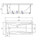 Акриловая ванна Акватек Феникс 170х75 FEN170-0000043 Акриловая ванна Акватек Феникс 170х75 FEN170-0000043