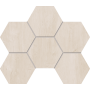 Мозаика SF01 Hexagon 25x28,5 непол.