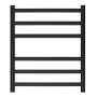 Полотенцесушитель электрический Point Антея PN17856B П6 500x600, диммер справа, черный