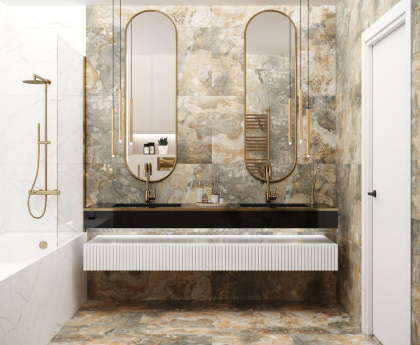Керамогранит К20_11 Laparet Oberon Green (120смх60смх9мм) (2шт_1,44м2) структурный, м2