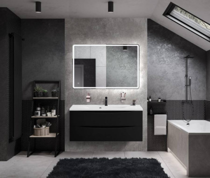 Тумба с раковиной подвесная BelBagno MARINO 120 Rovere Bianco, раковина белая Тумба с раковиной подвесная BelBagno MARINO 120 Rovere Bianco, раковина белая