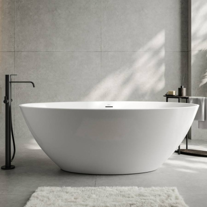 Акриловая ванна ABBER AB9249-1.6 белая