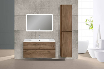 База под раковину Vico 1000 подвесная, 2 выкатных ящика soft close, V.Oak База под раковину Vico 1000 подвесная, 2 выкатных ящика soft close, V.Oak
