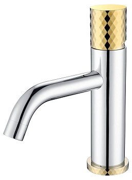 Смеситель STICK для умыв. низ. CHROME DIAMOND GOLD_Комплект Смеситель STICK для умыв. низ. CHROME DIAMOND GOLD_Комплект