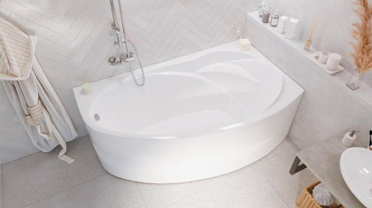 Акриловая ванна 1Marka Julianna 160х95 R 01дж1695п Акриловая ванна 1Marka Julianna 160х95 R 01дж1695п