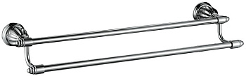 Полотенцедержатель двойной RUSH Socotra, 69х13х9 см, хром, ST12532