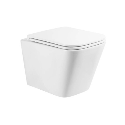 ARDENTE-R Унитаз подвесной безободковый, с сиденьем дюропласт soft close, BB520CHR/SC