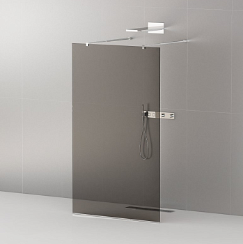 LIBERTA-25-GR Стекло для перегородки Liberta, графит, 246х1950 мм