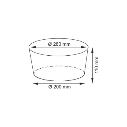 Donau WB-530-M Плетеная корзина с крышкой