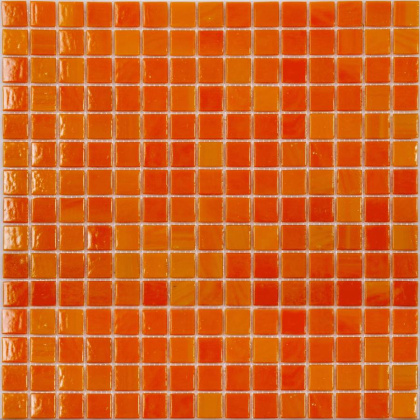 Мозаика AA01 стекло оранжевый (сетка) (20*20*4) 327*327