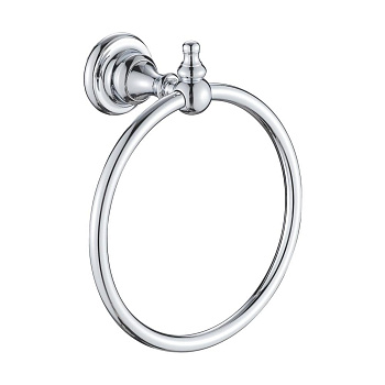Полотенцедержатель в форме полукольца удлиненный, RG1106 Rose, Хром