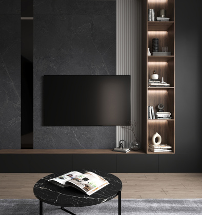 Керамогранит SICILIA SCURO 2800х1200х6мм GRAVEL