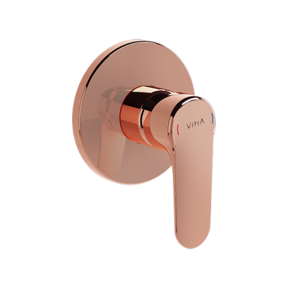 Встроенный смеситель Root Round для душа, медь