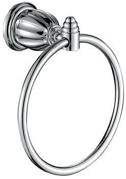 Полотенцедержатель кольцо RUSH Socotra, 24х21х9 см, хром, ST12510