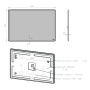 Зеркало Lemark ELEMENT 120х80см с подсветкой, с подогревом
