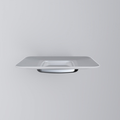 A50A34200 Inspire V2.0, Стеклянная мыльница с настенным держателем, хром, шт