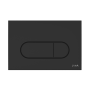 Панель смыва Root Round, матовый черный Панель смыва Root Round, матовый черный