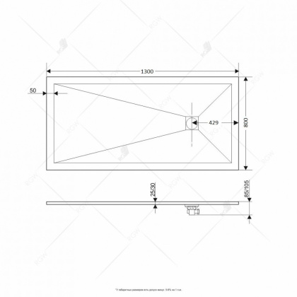 Душевой поддон RGW ST-138W 80 x 130 см, прямоугольный, из искусственного камня, белый, 16152813-01 Душевой поддон RGW ST-138W 80 x 130 см, прямоугольный, из искусственного камня, белый, 16152813-01