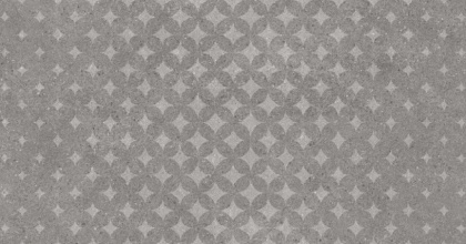 Декор Фондамента серый орнамент 60x119,5x0,9