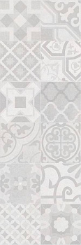 Вставка Dover Patchwork Pearl W\DEC M 25х75 NR Satin 1 Вставка Dover Patchwork Pearl W\DEC M 25х75 NR Satin 1