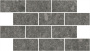 Декор Чеппо ди Гре мозаичный антрацит матовый обрезной 34,6x20x0,9