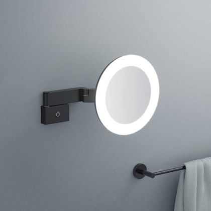 Зеркало с подсветкой Timo Petruma 15276/03 черное матовое