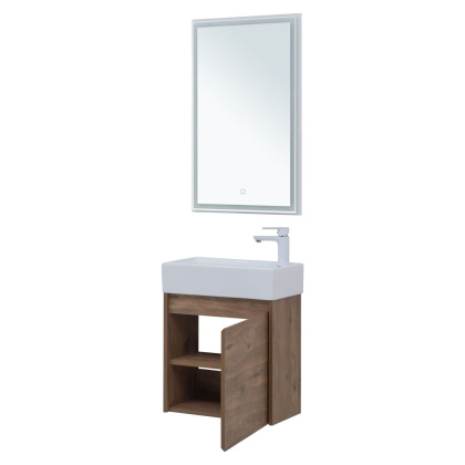 Мебель для ванной Aquanet Nova Lite 50 дуб рустикальный (с дверецей)