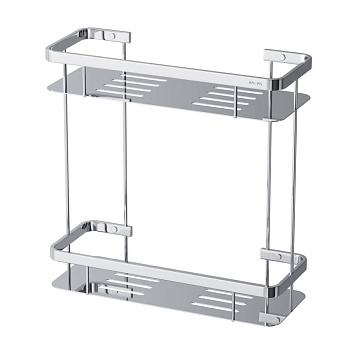 Полка для душа прямая Sense L двухъярусная, 34,1х34,5х12,8 см, хром, A7453200