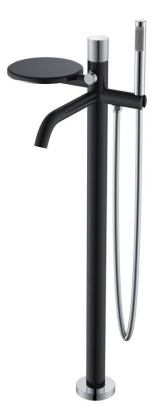 Смеситель напольный Stick Black Chrome Смеситель напольный Stick Black Chrome