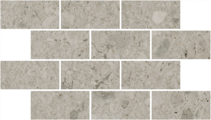 Декор Чеппо ди Гре мозаичный бежевый светлый матовый обрезной 34,6x20x0,9