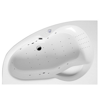 Ванна EXCELLENT Newa 160x95 (левая) "NANO" (хром) Ванна EXCELLENT Newa 160x95 (левая) "NANO" (хром)