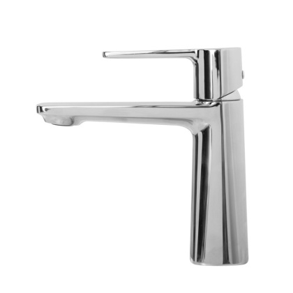 LUX-LS-01-W0 Смеситель для раковины однорычажный, без донного клапана, хром