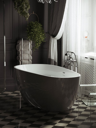 Ванна Avocado акриловая отдельностоящая, белый, Размер 1700*800*600мм, арт. FB18 Ванна Avocado акриловая отдельностоящая, белый, Размер 1700*800*600мм, арт. FB18