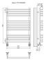 Полотенцесушитель Terminus Берн П13 500х800 Полотенцесушитель Terminus Берн П13 500х800